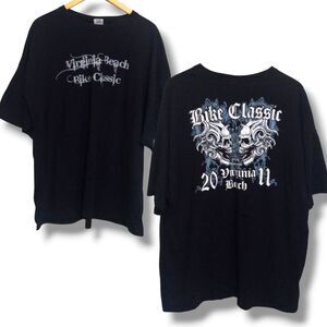 Virginia Beach 2011 Bike Classic Shirt-Size 3XL-15th Annual-Skulls-Gildan Tag